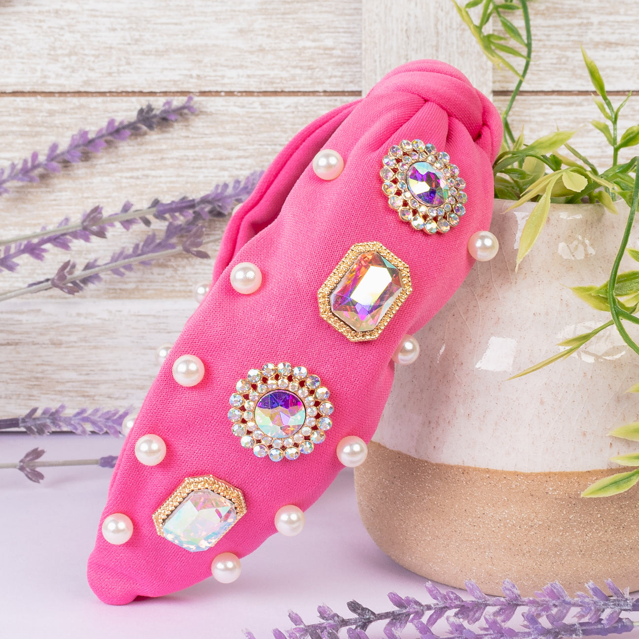 Glam Pearl Gem Headband