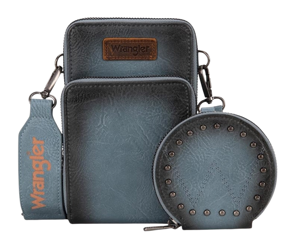 Wrangler Crossbody with Coin Pouch- Jean