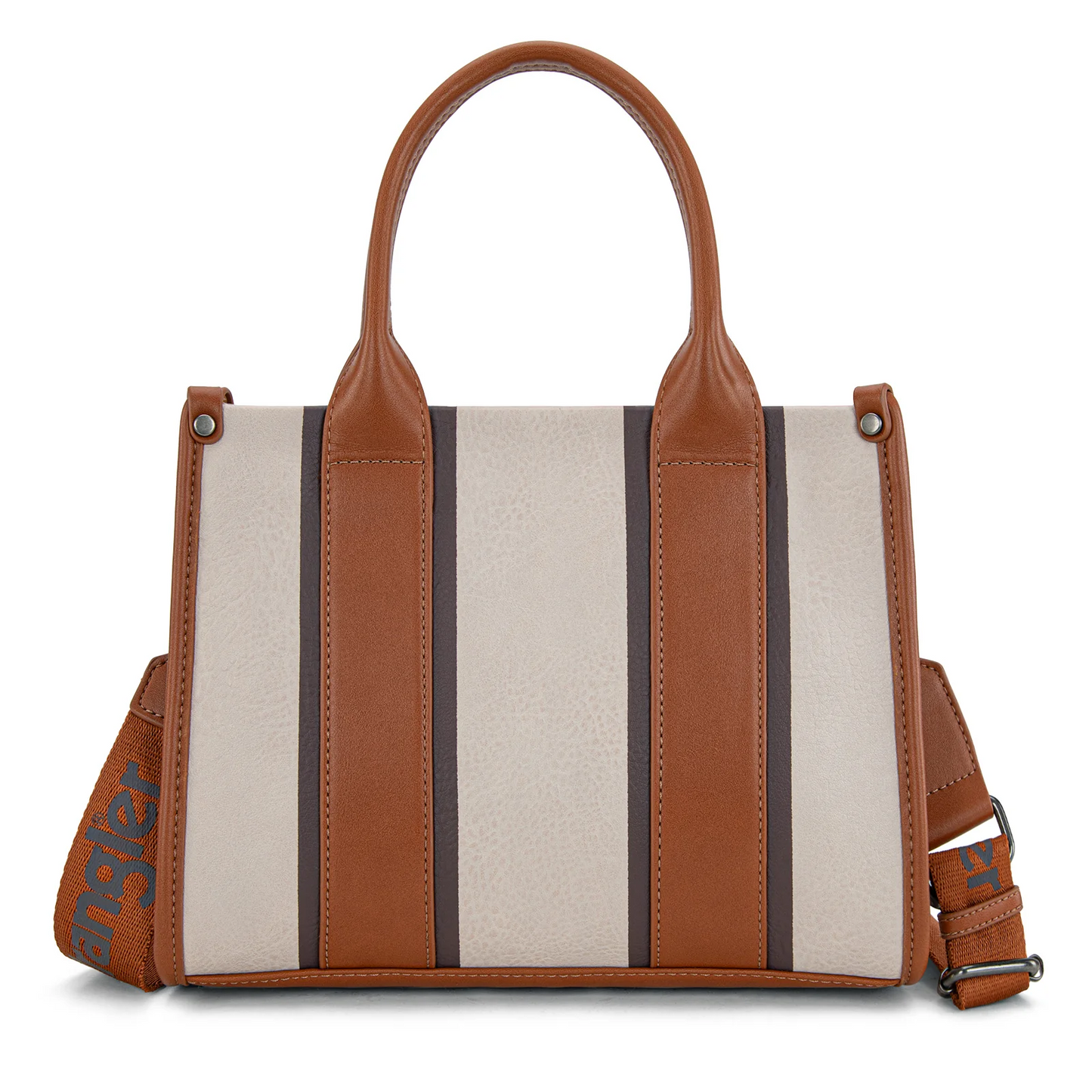 Wrangler Color Block Tote/Crossbody - BROWN