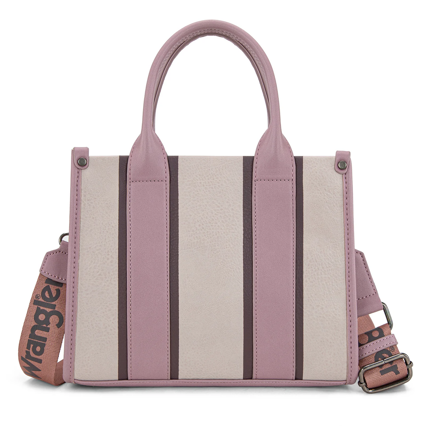 Wrangler Color Block Tote/Crossbody - DARK PINK