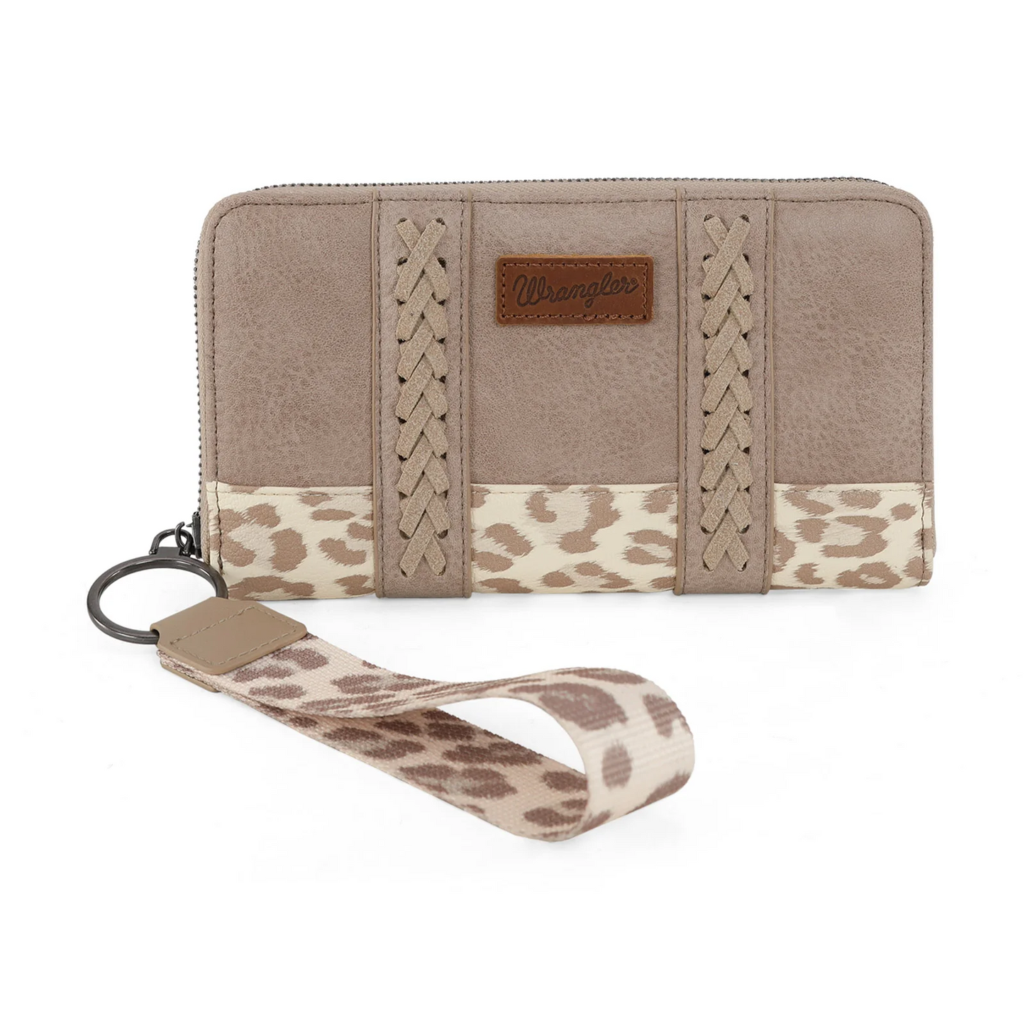 Wrangler Leopard Print Wallet - TAN