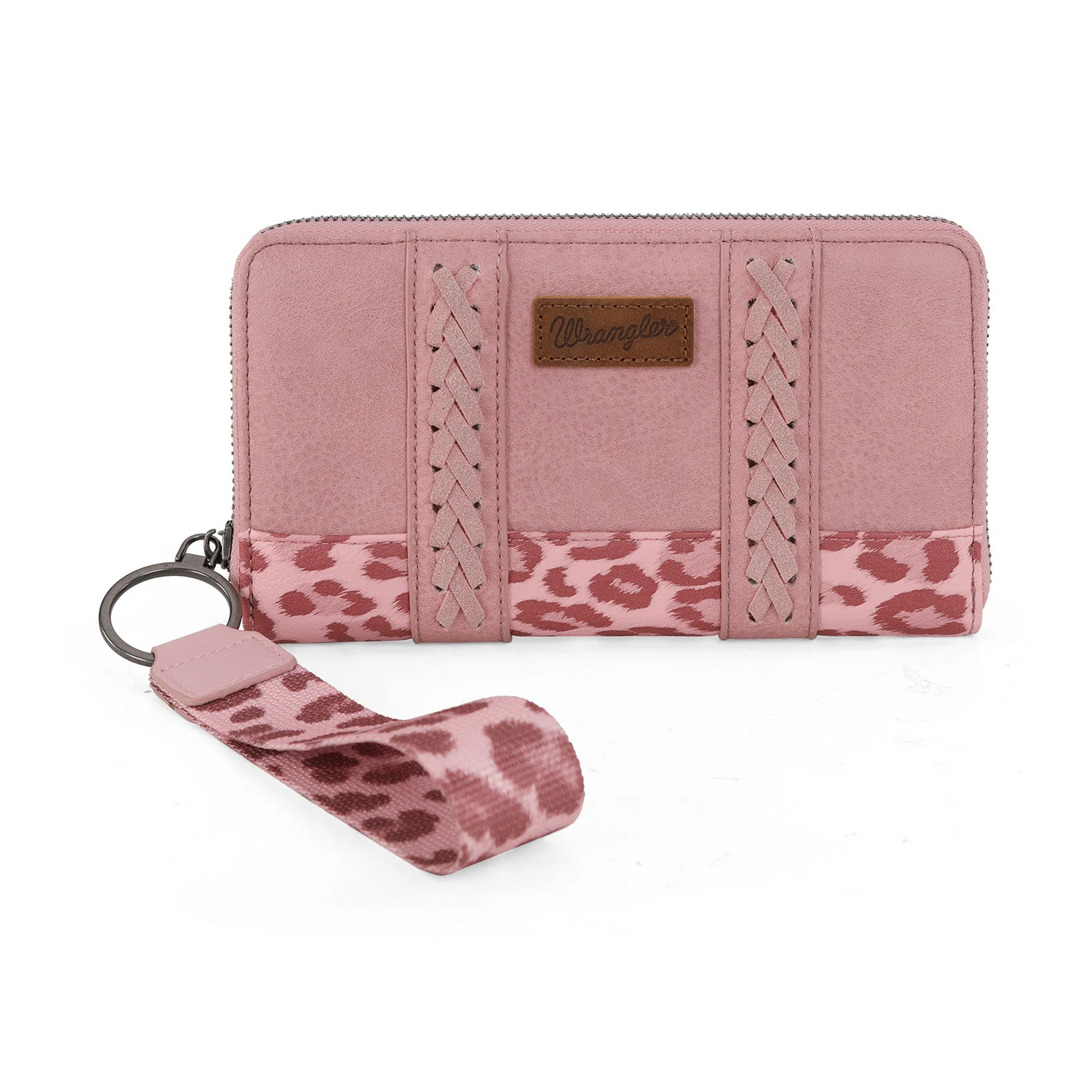 Wrangler Leopard Print Wallet - PINK