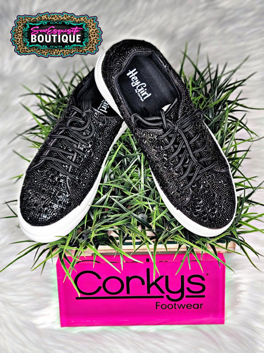 Corkys Bedazzle Sneaker - Clear Rhinestone