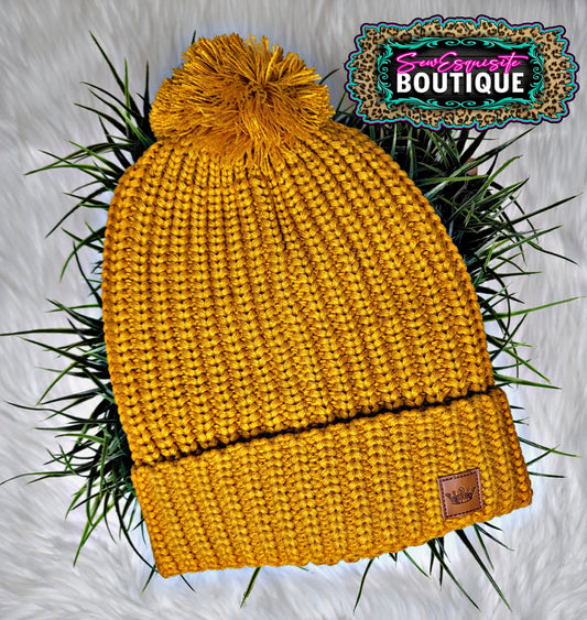 Slouchy Beanie/Mustard