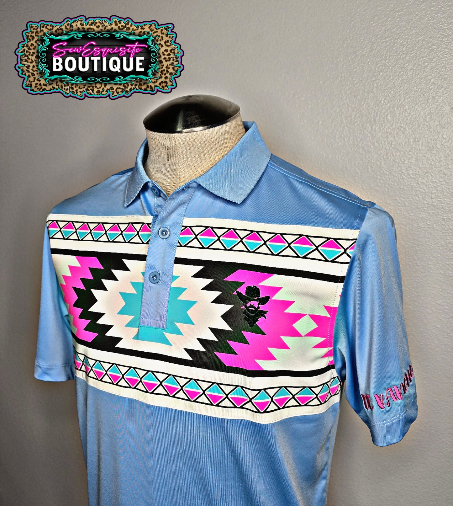 De Rancho Baby Blue Polo