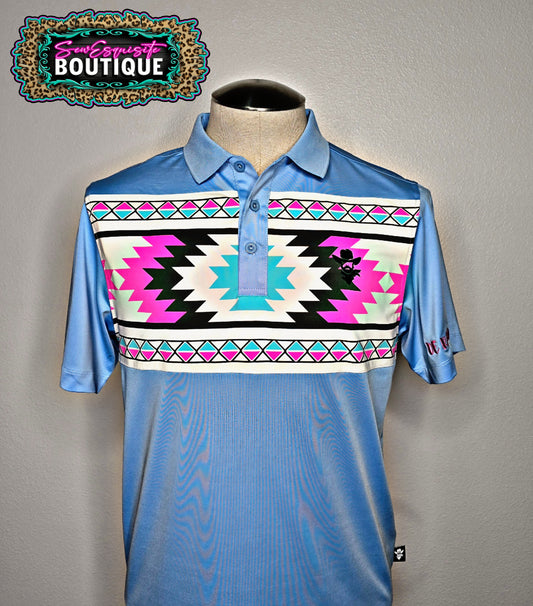 De Rancho Baby Blue Polo