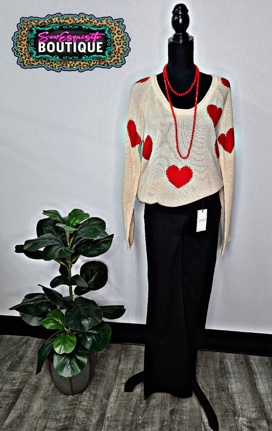 Cream Valentine Sweater