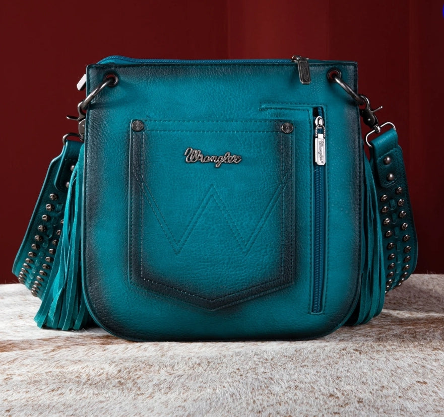 Wrangler Concealed Carry Crossbody -Turquoise
