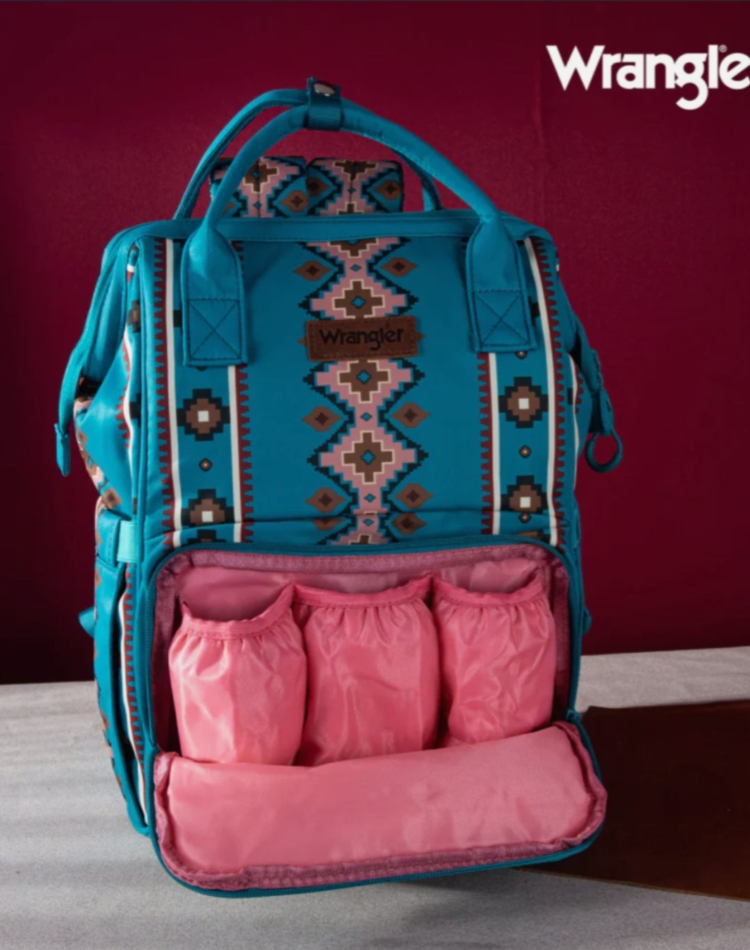 Wrangler Aztec Backpack - Turquoise