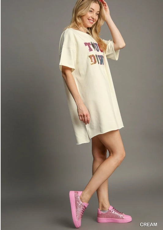 Mini Dress *GAME DAY STYLE Cream