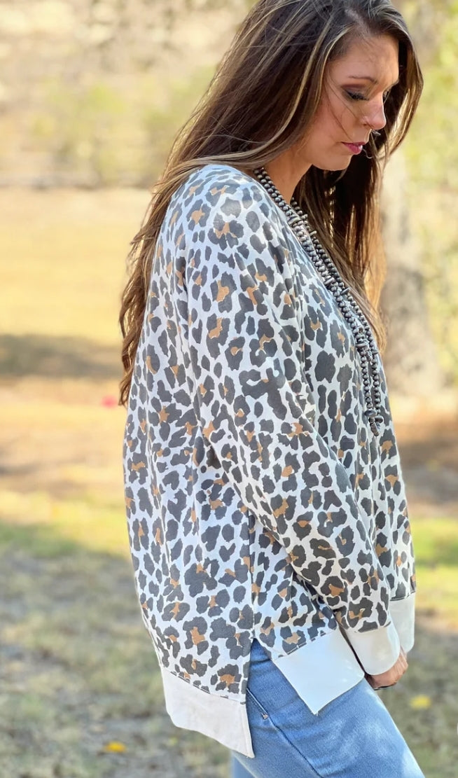 Mendy Leopard Sweatshirt