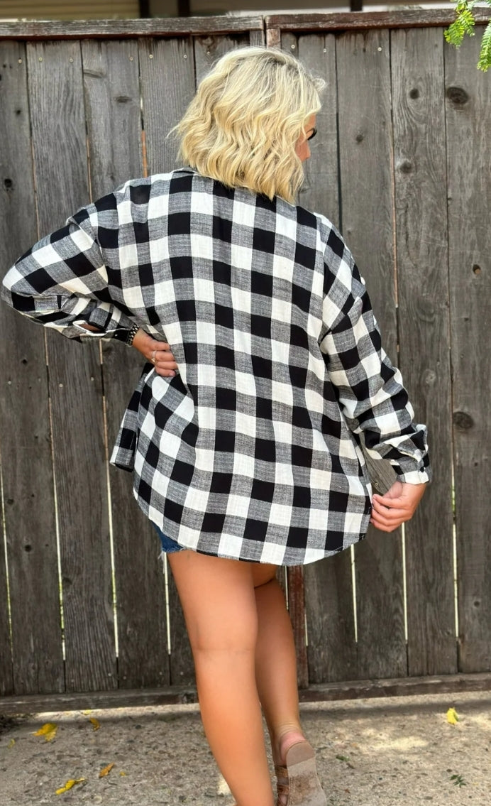 Everyday Comfort Flannel (Black & White)