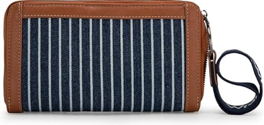 Wrangler Logo Wallet/Wristlet -Navy