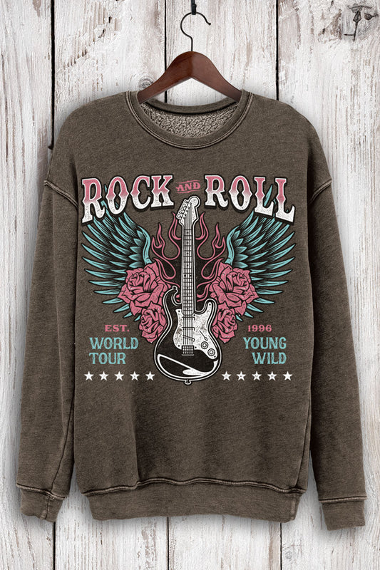 Rock N Roll Long Sleeve Sweatwhirt