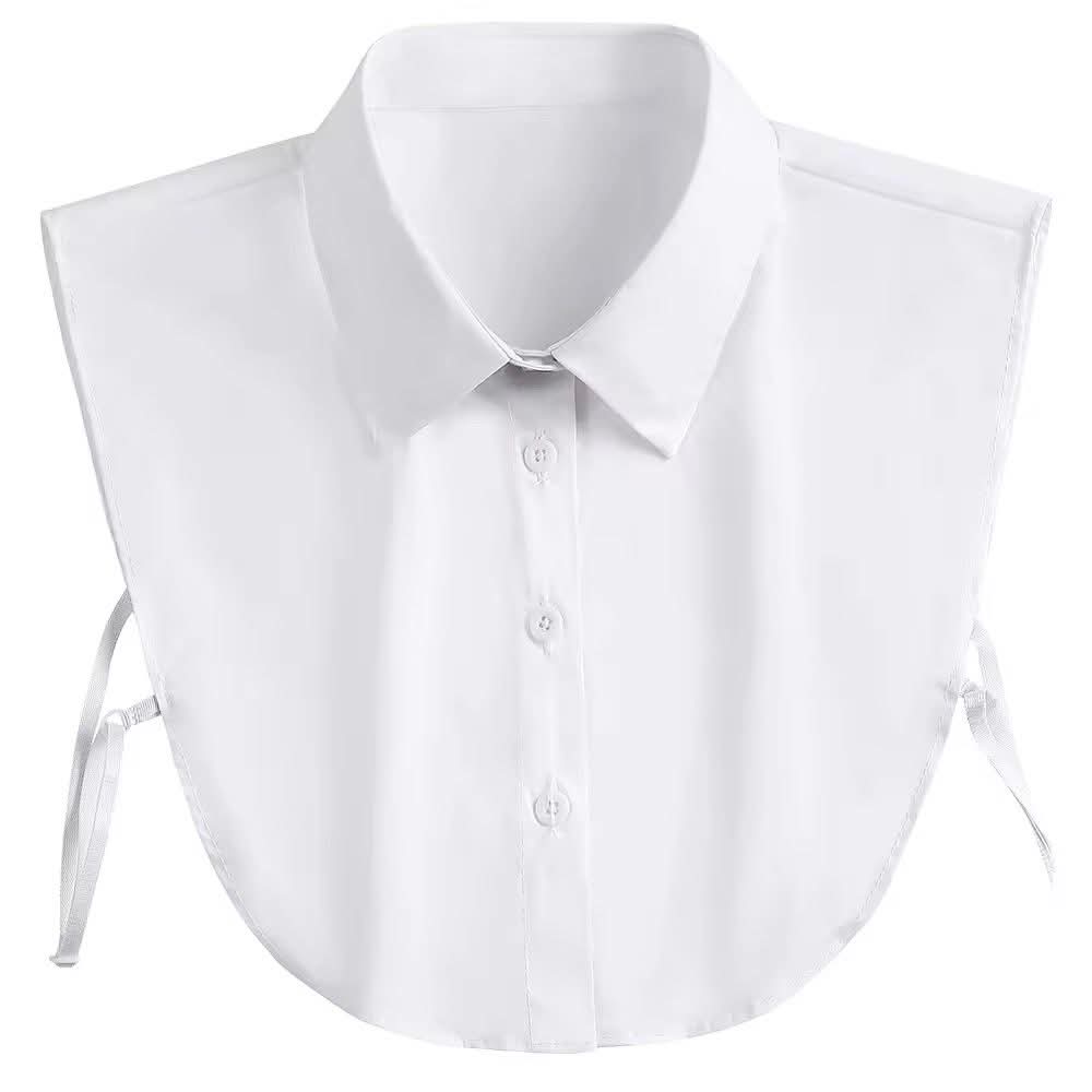 Classic White Faux Collar – Timeless Layering Essential