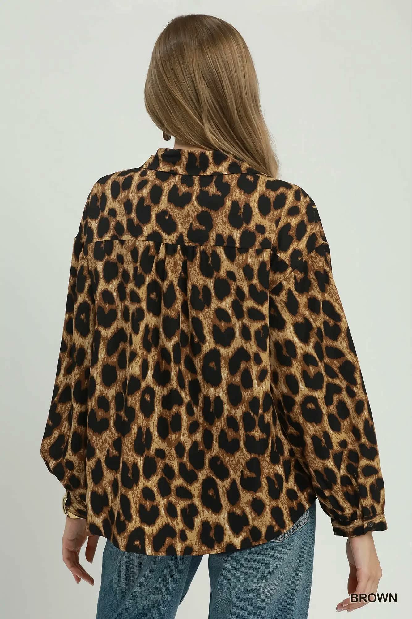 🐆 Wildly Chic Leopard Print Blouse 🐆