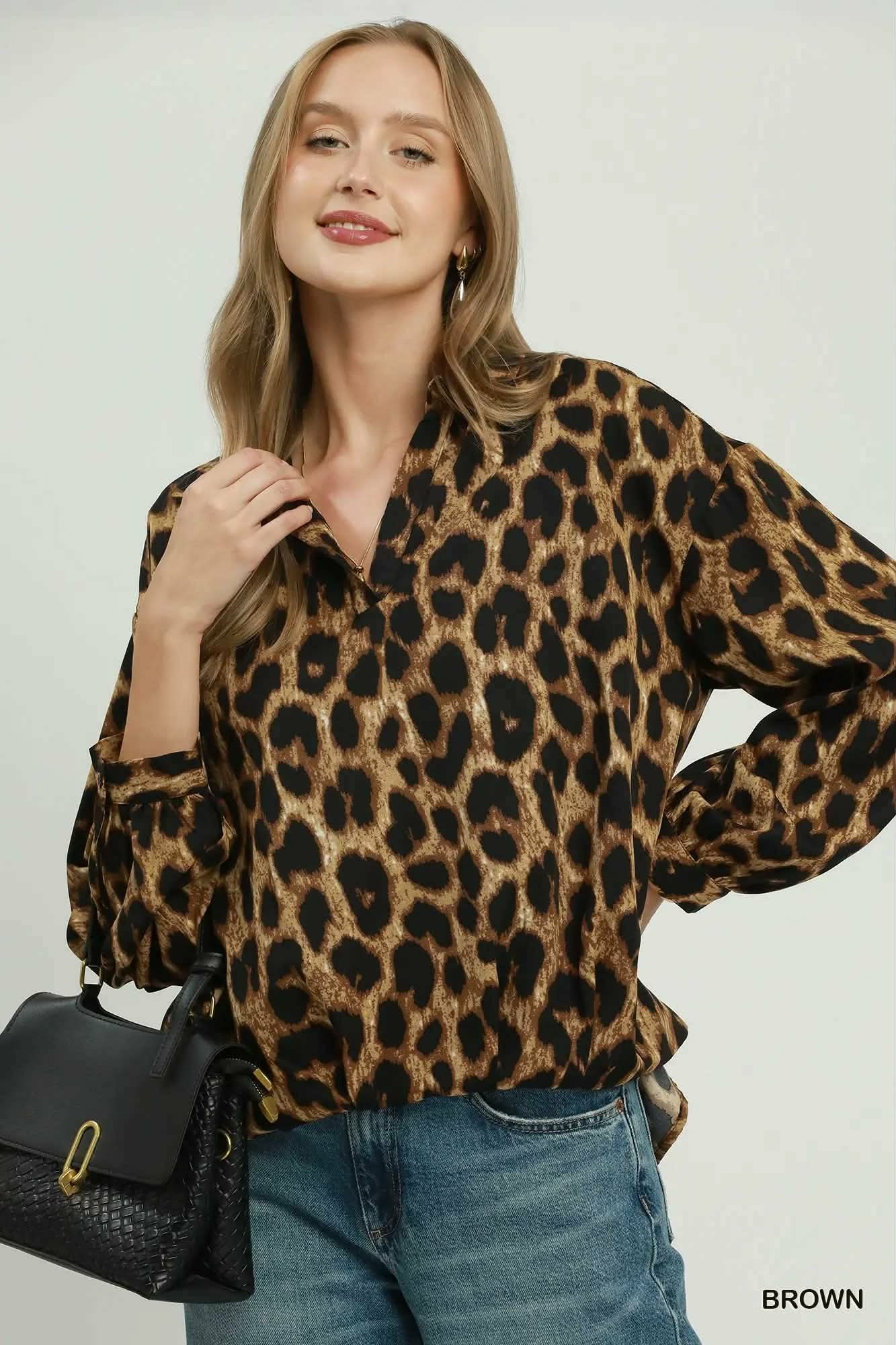 🐆 Wildly Chic Leopard Print Blouse 🐆