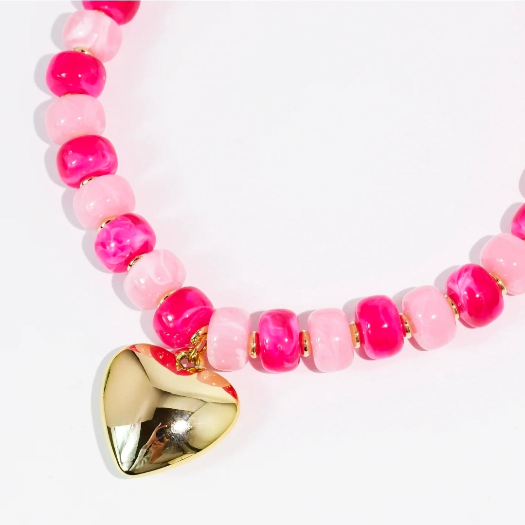 Beloved Necklace Pink