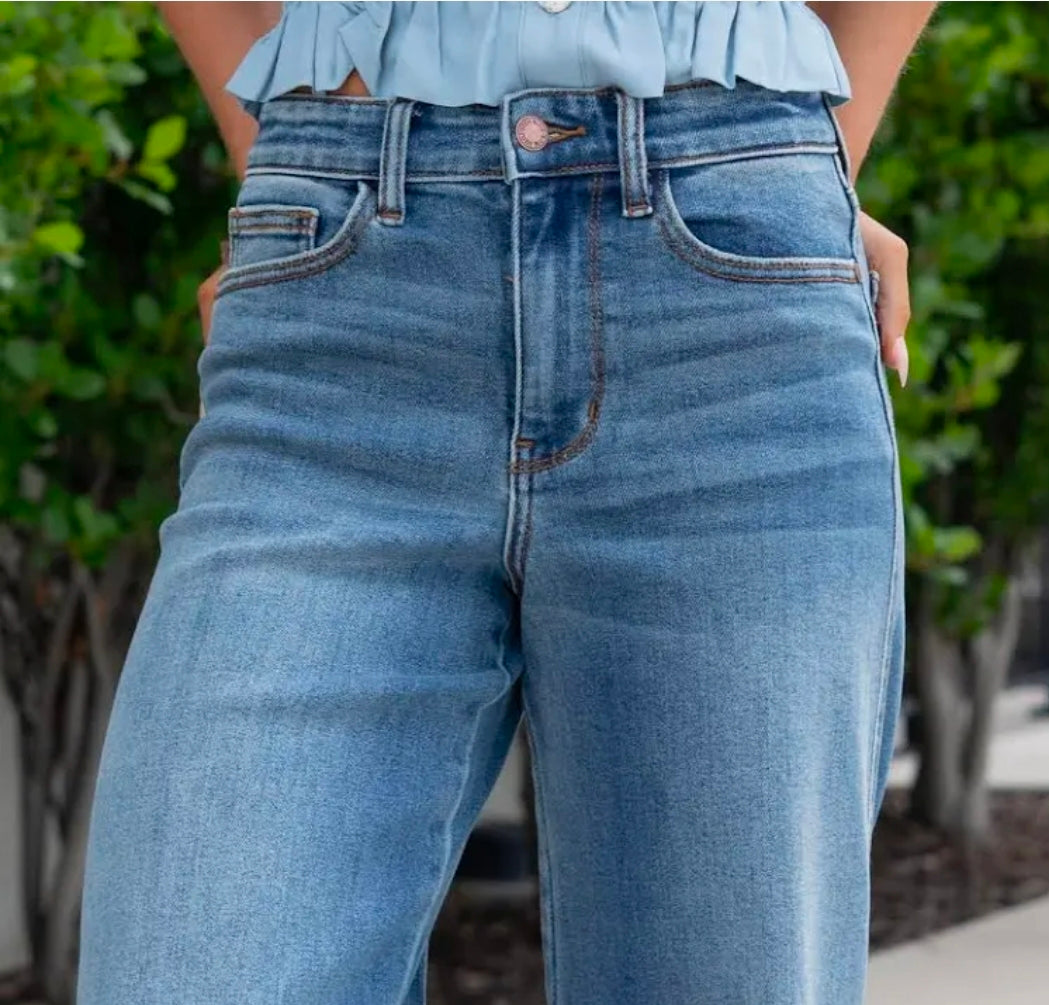 Simply Chic Wide Leg Jidy Blue Jeans