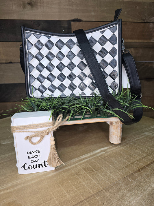 Midnight Harlequin Bag