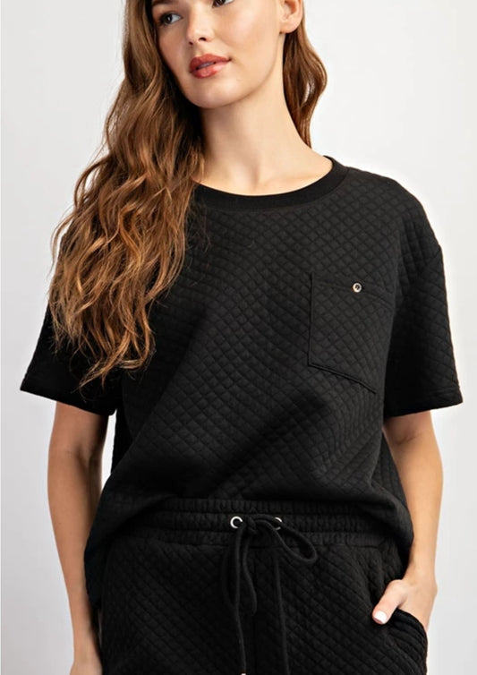 Black Textured Set