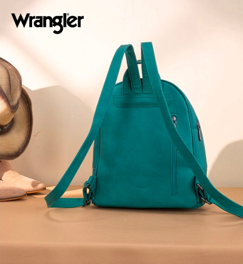 Wrangler Horseshoe Cutout Backpack - Turquoise