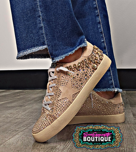 Mi.Im Women's Sparkle and Shine Embellished Sneakers