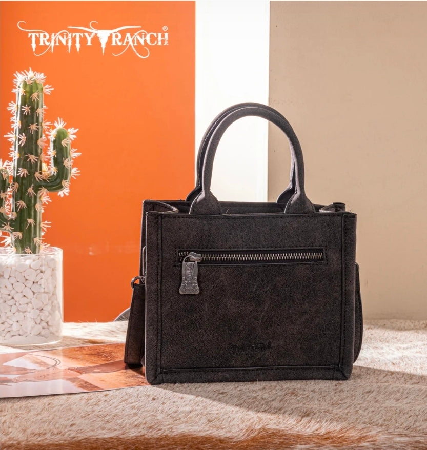 Trinity Ranch Western Hair-On Cowhide Mini Tote/Crossbody
