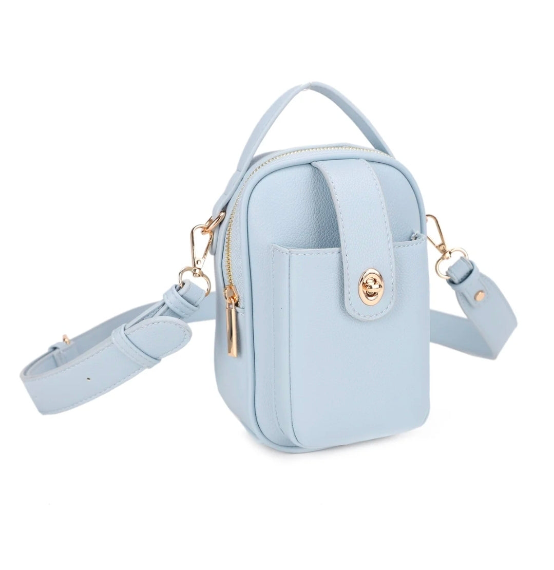 🩵✨ Baby Blue Bliss Mini Crossbody Bag
