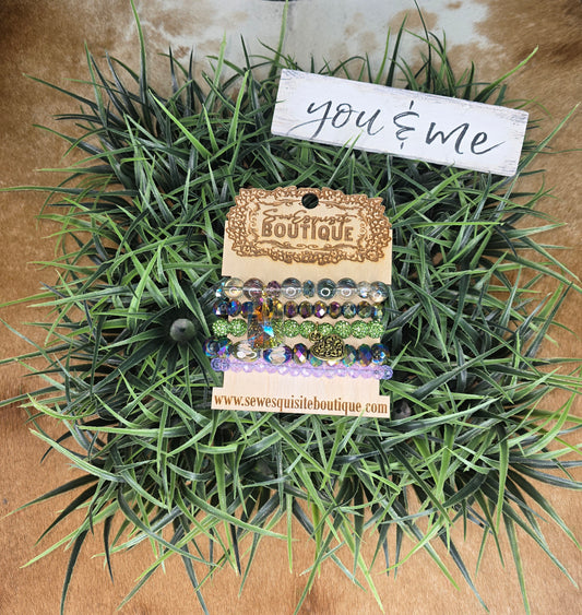 🌈Midnight Meadow Sparkle Stack