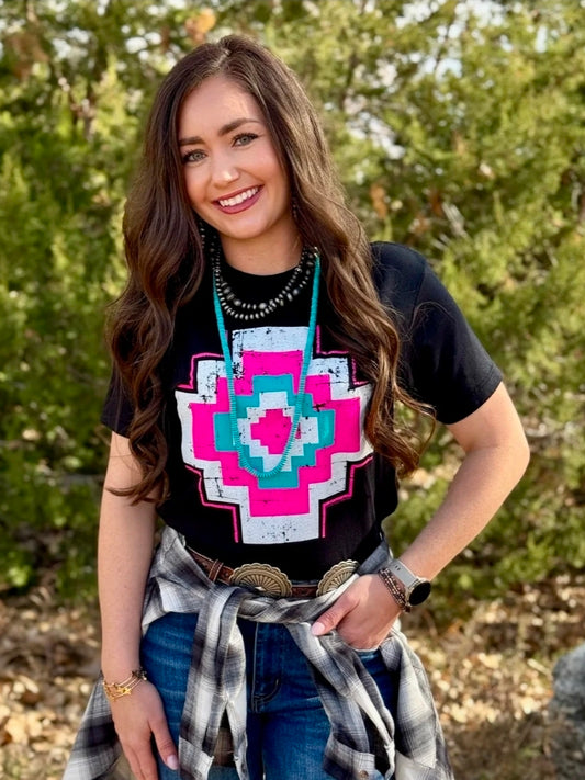 Kandi Aztec Tee