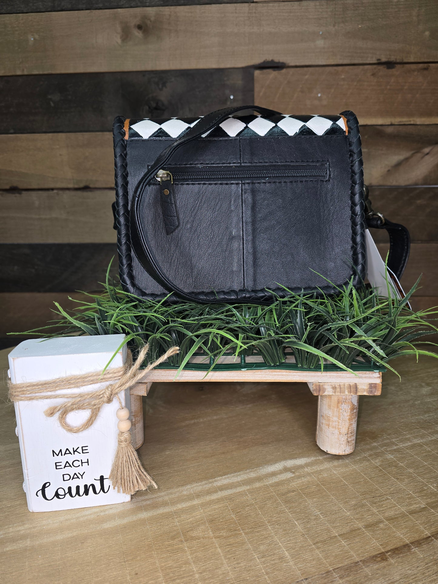 The Checkmate Cowhide Bag