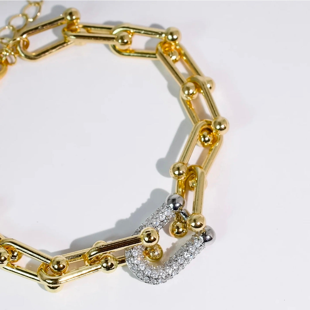 Lock It In Gold Bracelet