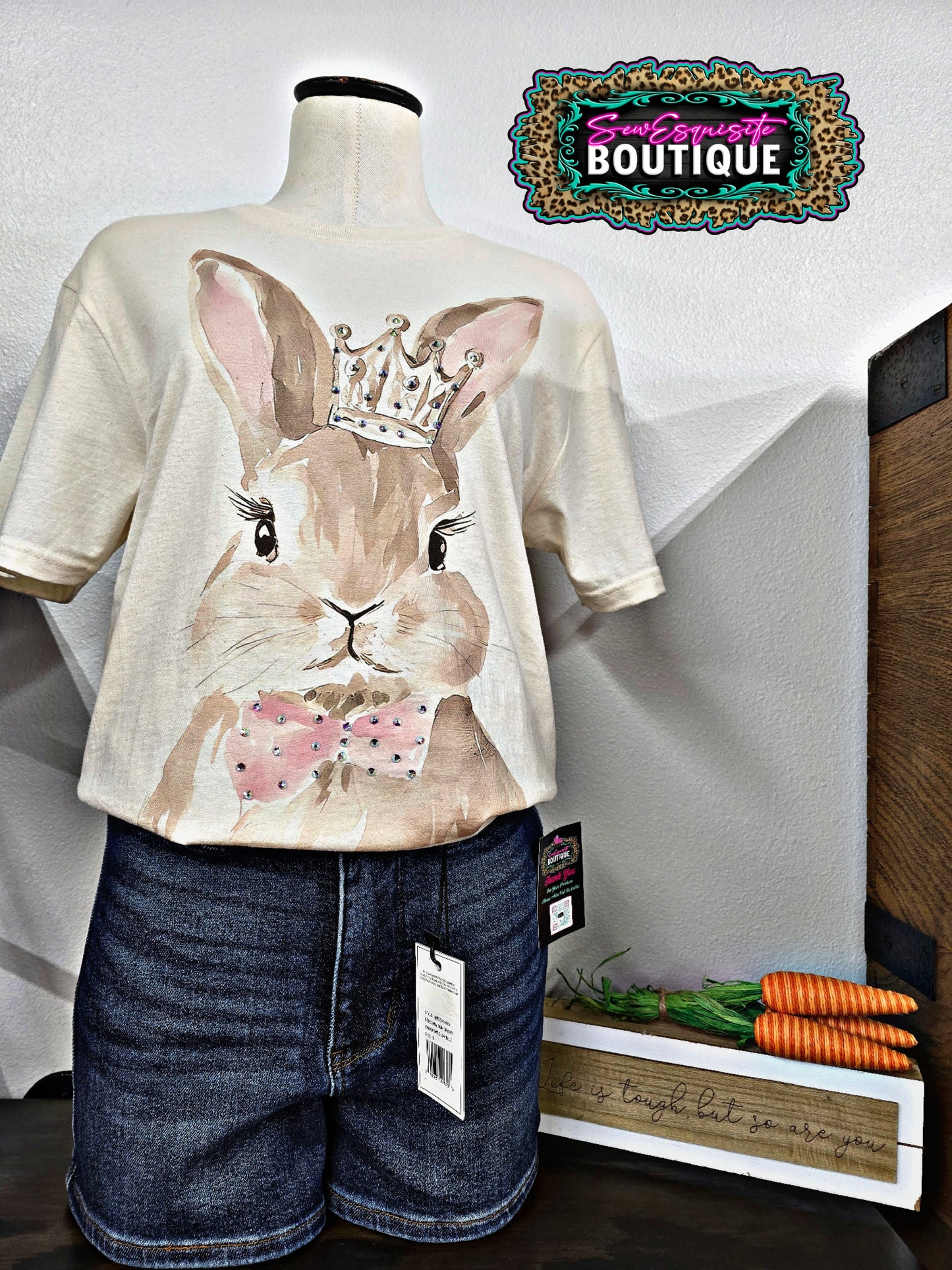 Bling Bunny Graphic Tee
