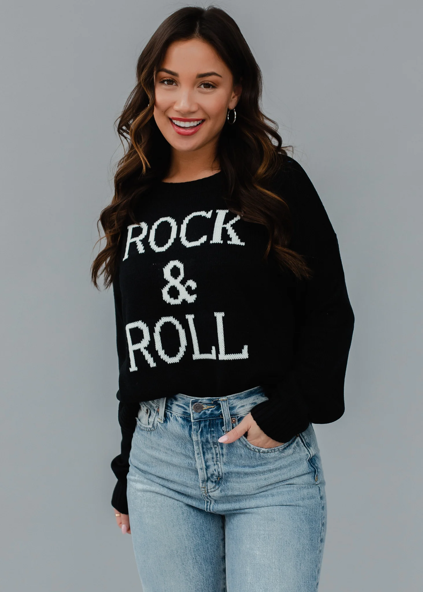 Black Rock & Roll Sweater
