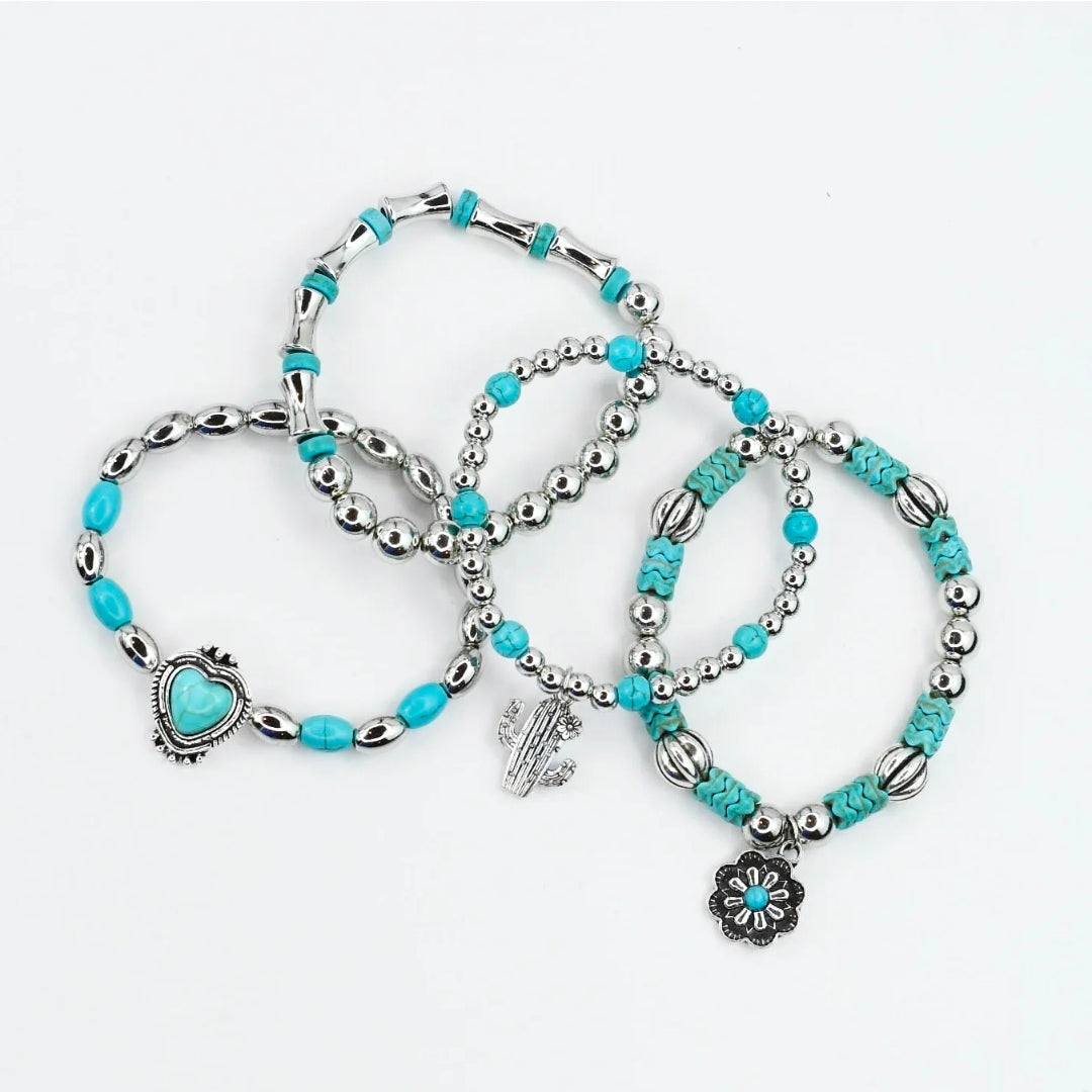 Western Bloom Bracelet Set