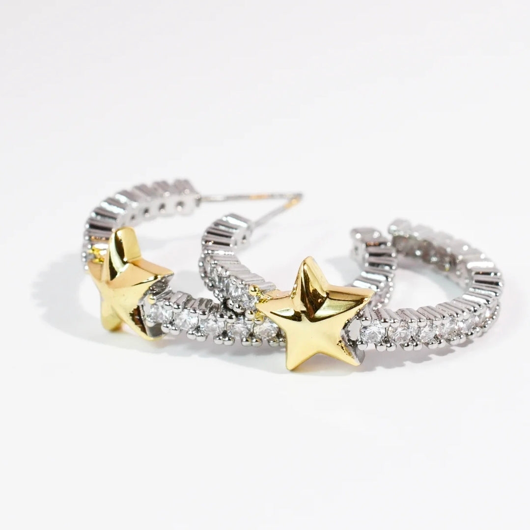 Glam Star Hoops