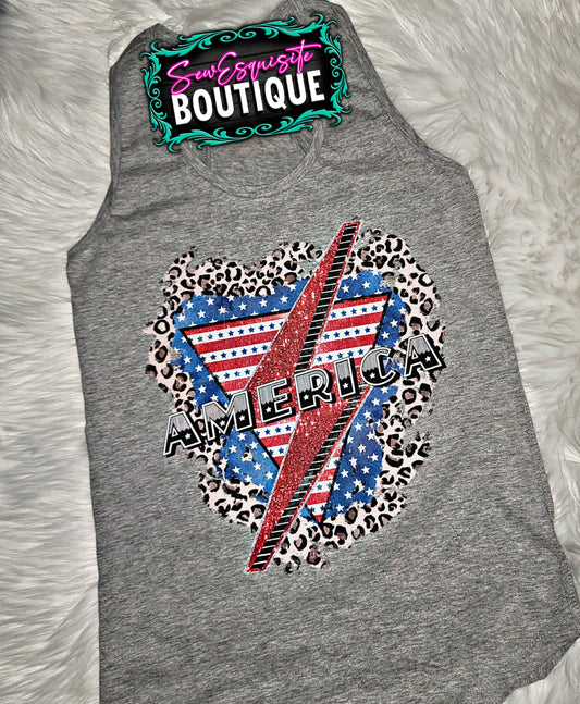 America Racerback Tank