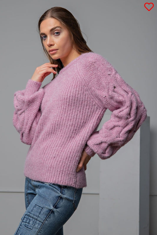 Lilac Pink Sweater